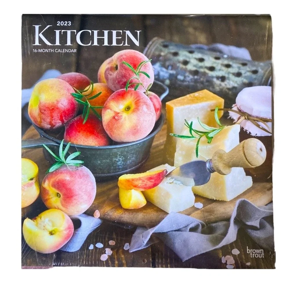 Calendar “Kitchen” Sixteen Months Brand New Beautiful Food Photos